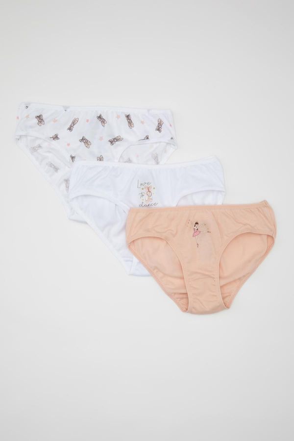 DEFACTO DEFACTO Girl's 3-Piece Slip Panties