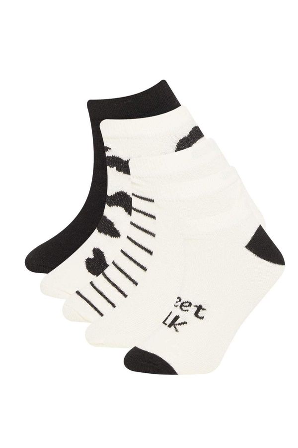 DEFACTO DEFACTO Girls 5-Pack Cotton Ankle Socks