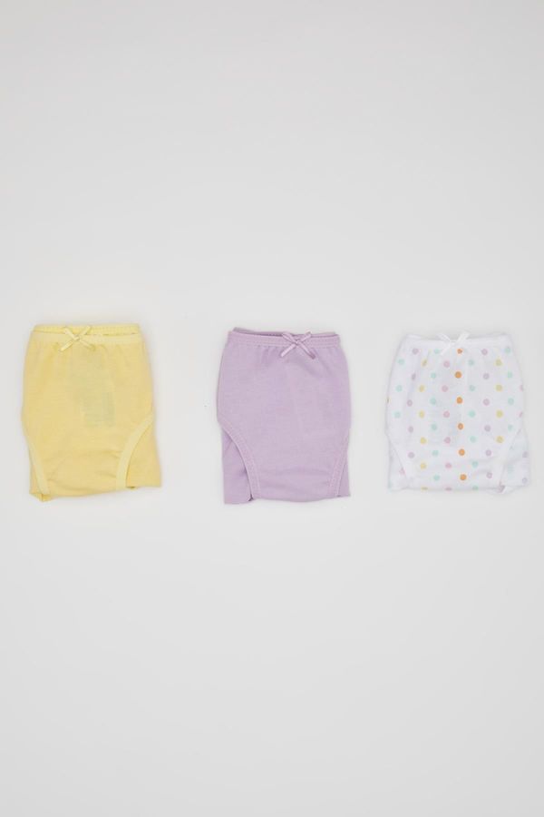 DEFACTO DEFACTO Girl's Cotton 3-Piece Slip Panties