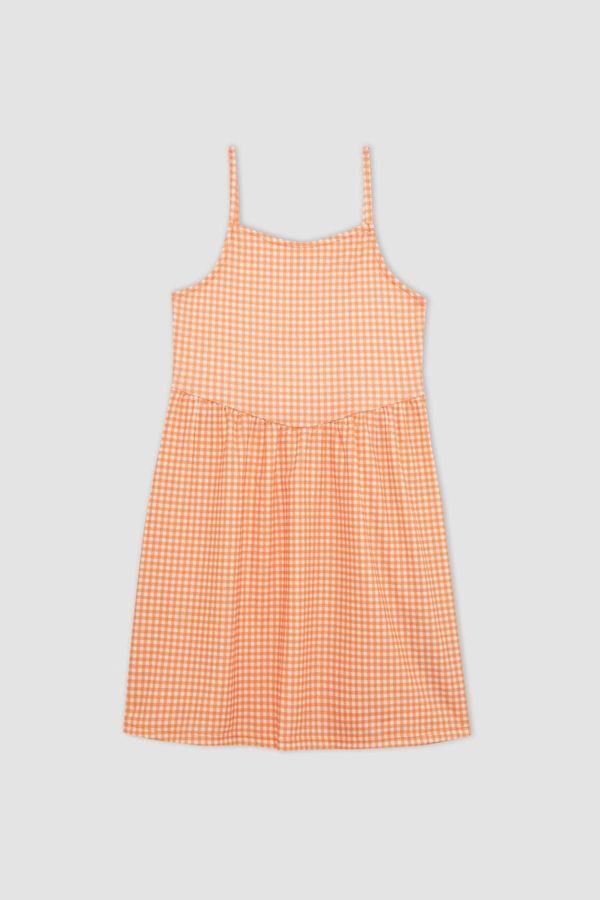 DEFACTO DEFACTO Girls' Crescent Strappy Dress