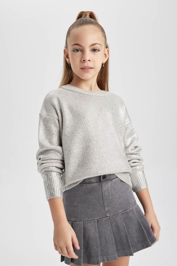 DEFACTO DEFACTO Girl's Crew Neck Sweater