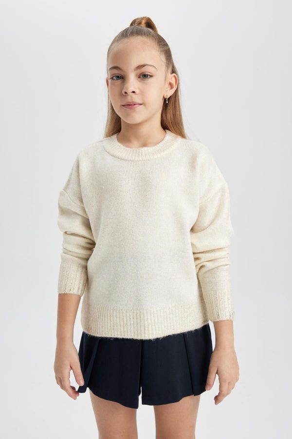 DEFACTO DEFACTO Girl's Crew Neck Sweater