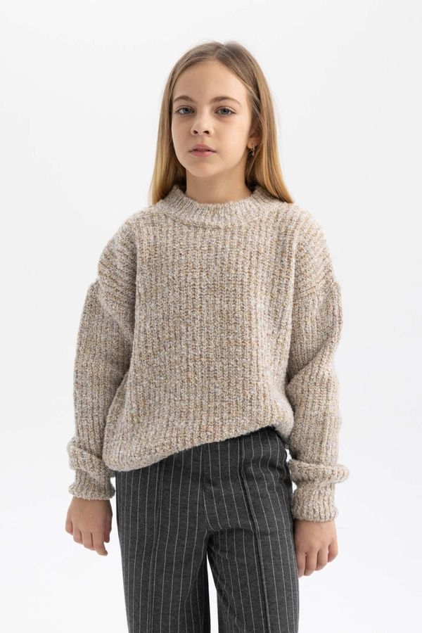 DEFACTO DEFACTO Girl's Crew Neck Sweater