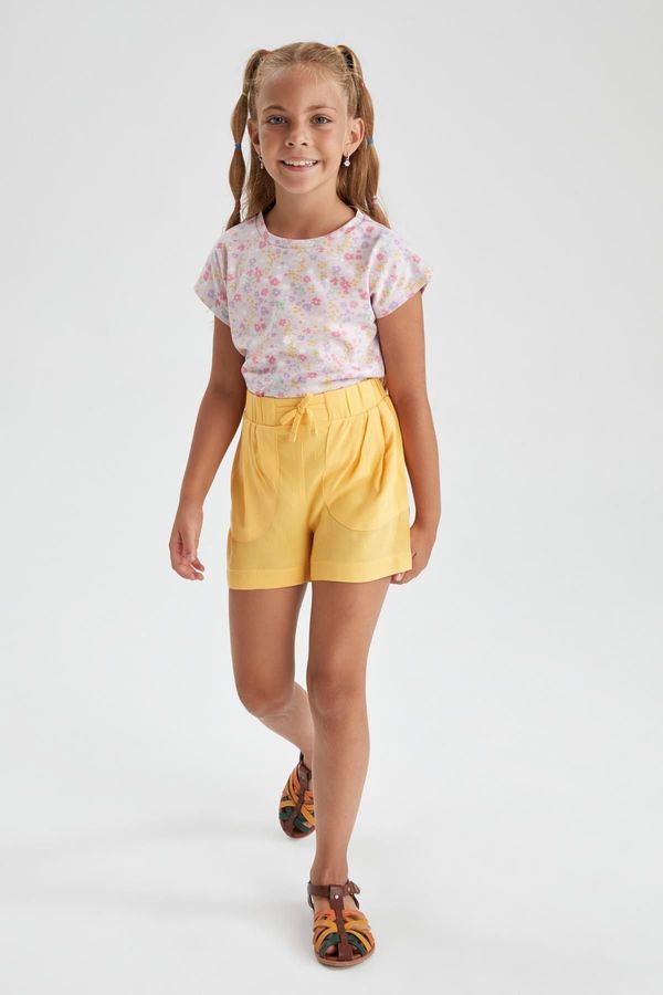 DEFACTO DEFACTO Girls Crinkle Viscose Shorts