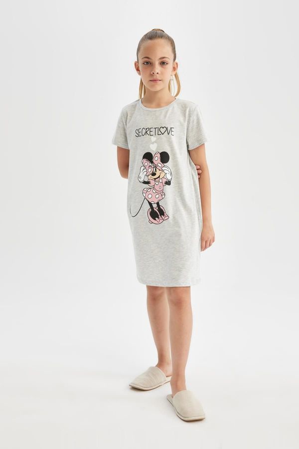 DEFACTO DEFACTO Girl's Disney Mickey & Minnie Short Sleeve Dress