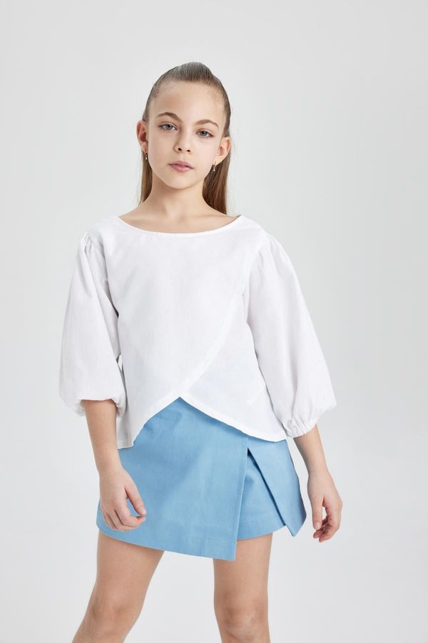 DEFACTO DEFACTO Girls' Half Sleeve Blouse