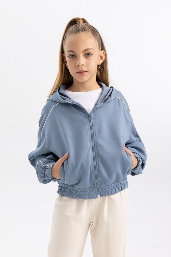 DEFACTO DEFACTO Girls Hooded Cardigan