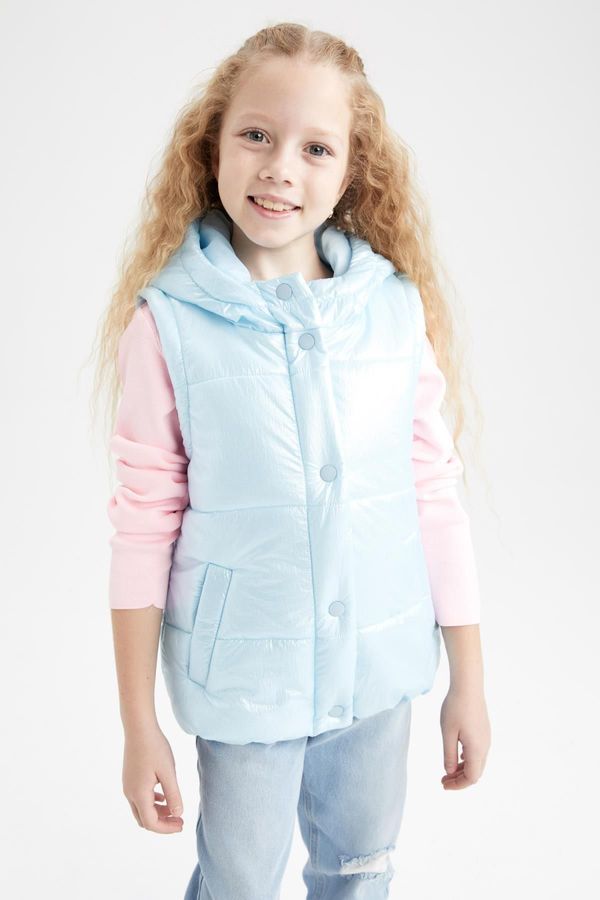 DEFACTO DEFACTO Girls' Hooded Puffer Vest