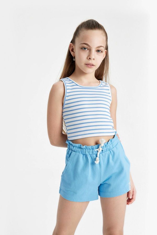 DEFACTO DEFACTO Girl's Lace-up Waist Shorts