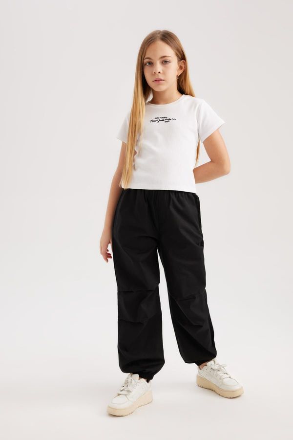 DEFACTO DEFACTO Girl's Parachute Cotton Trousers