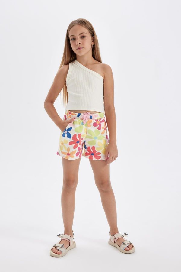 DEFACTO DEFACTO Girl's Patterned Shorts