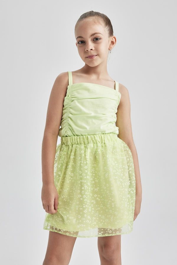 DEFACTO DEFACTO Girl's Stretch Waisted Tulle Skirt Y9153a622hs