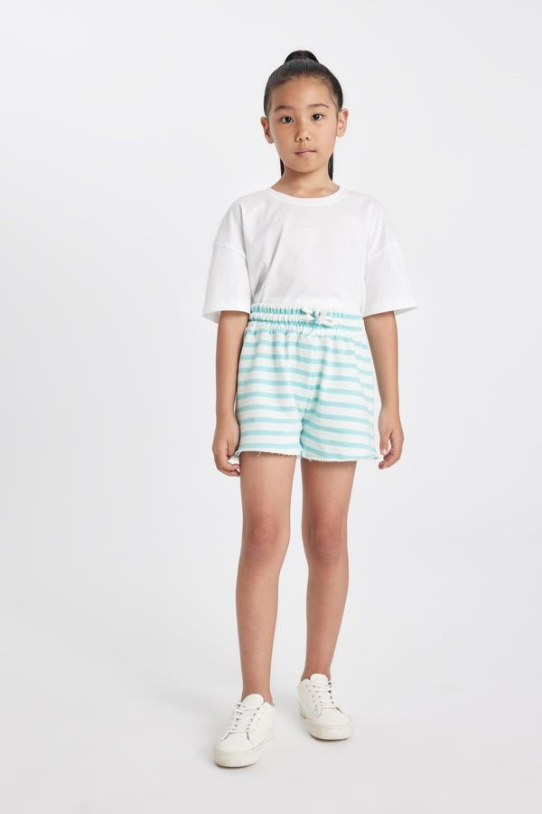 DEFACTO DEFACTO Girl's Striped Shorts