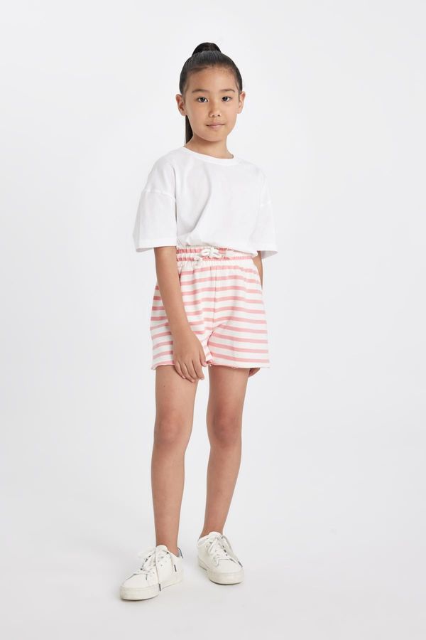 DEFACTO DEFACTO Girl's Striped Shorts