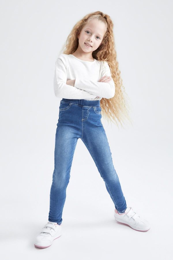 DEFACTO DEFACTO Girls' Three-Pocket Skinny Leg Jeans