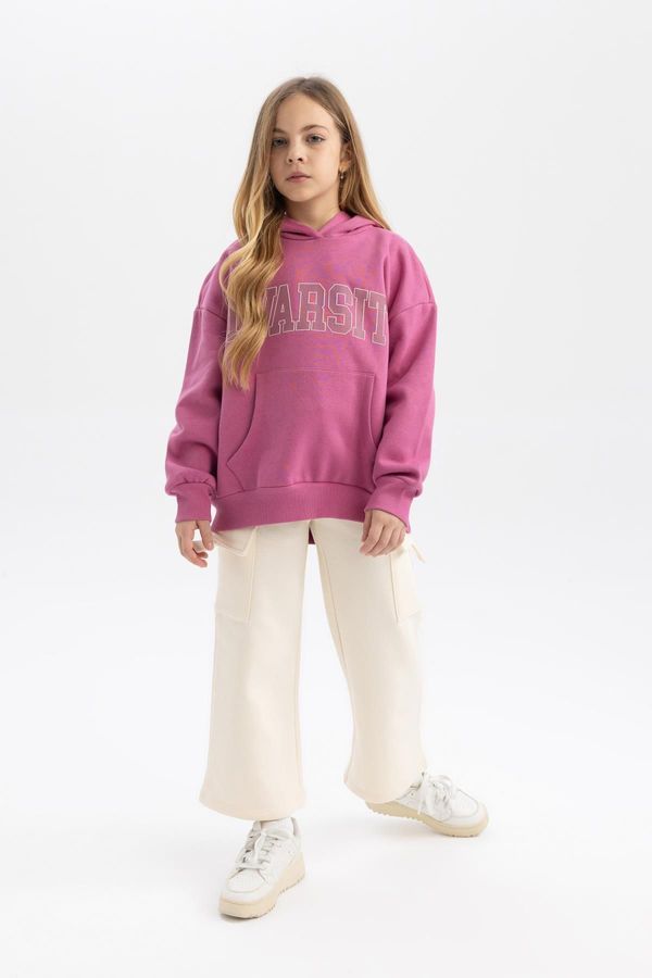 DEFACTO DEFACTO Girl's Wide Leg Cotton Sweatpants