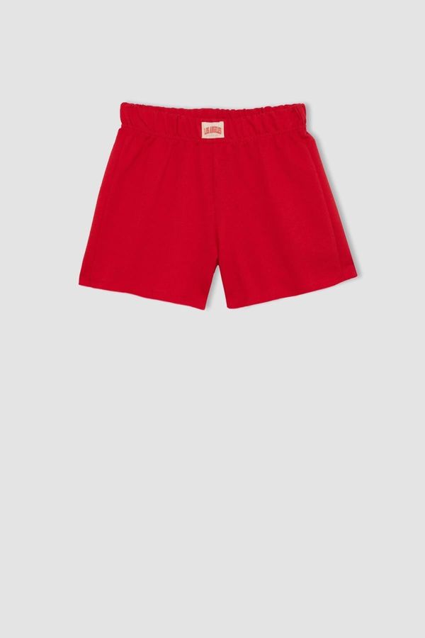 DEFACTO DEFACTO Girl's Woven Labeled Shorts