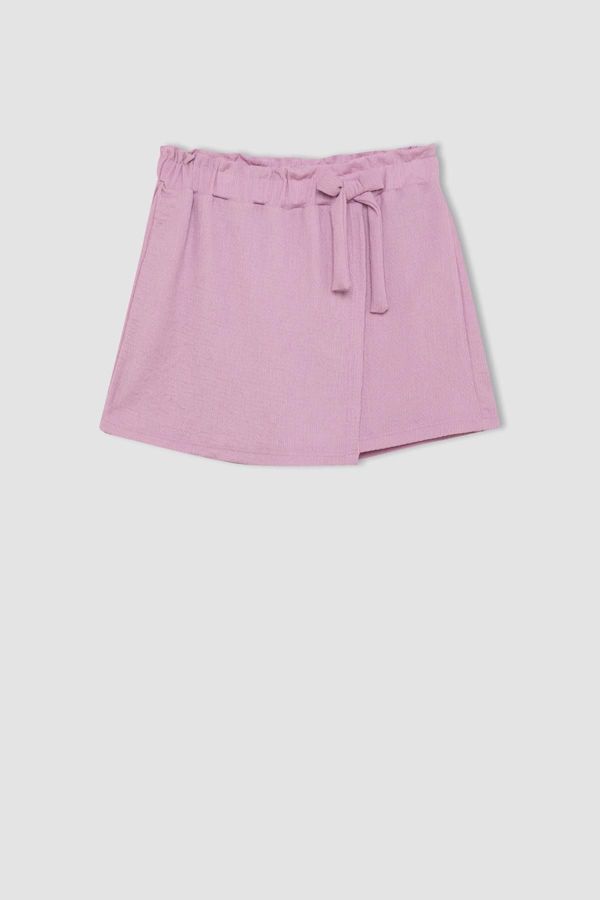 DEFACTO DEFACTO Girl's Wrinkled Shorts Skirt