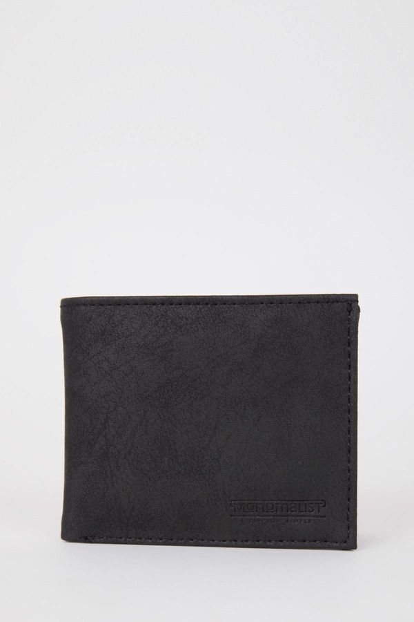 DEFACTO DEFACTO Men&#39;s Faux Leather Horizontal Wallet