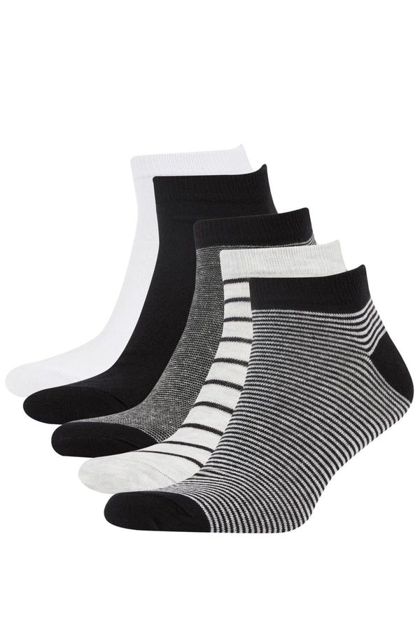 DEFACTO DEFACTO Men's 5-Pack Cotton Ankle Socks