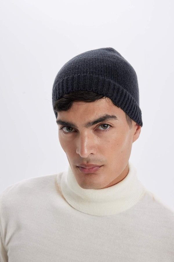 DEFACTO DEFACTO Men's Basic Plain Knitted Beret C7138ax24wn