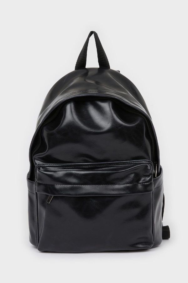 DEFACTO DEFACTO Men's Faux Leather Backpack