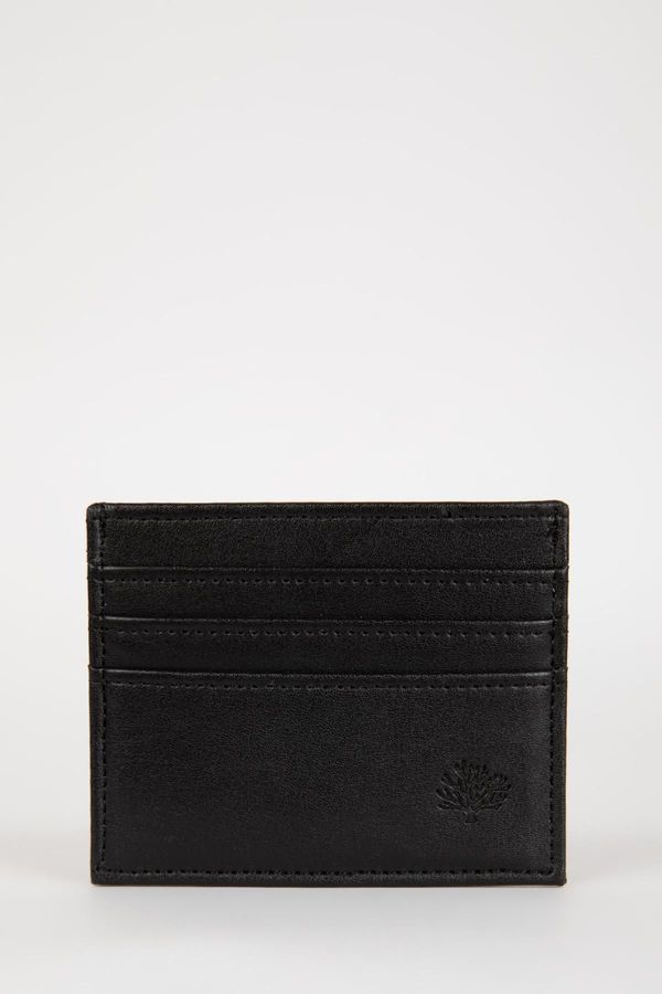 DEFACTO DEFACTO Men's Faux Leather Card Holder