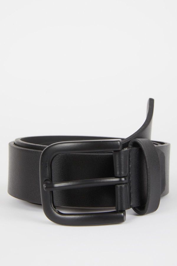 DEFACTO DEFACTO Men's Faux Leather Jean Belt