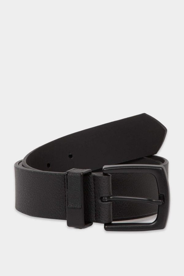 DEFACTO DEFACTO Men's Faux Leather Jean Belt