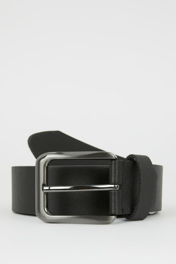 DEFACTO DEFACTO Men's Faux Leather Jean Belt