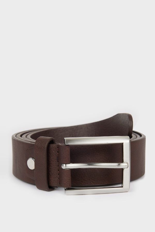 DEFACTO DEFACTO Men's Faux Leather Jean Belt