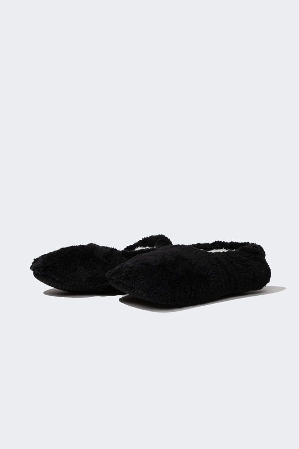 DEFACTO DEFACTO Men's Flat Sole Plush Home Slippers