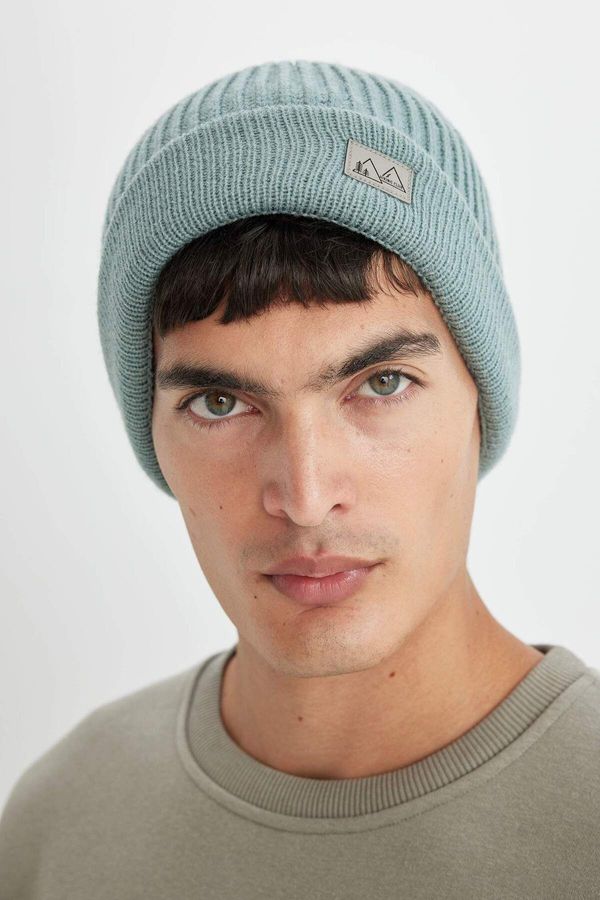 DEFACTO DEFACTO Men's Label Printed Beret