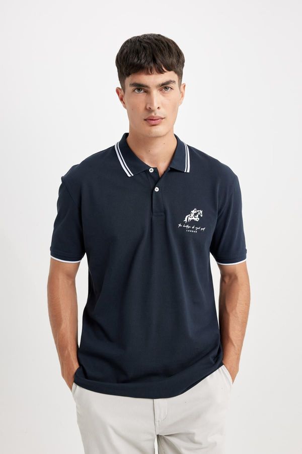 DEFACTO DEFACTO New Regular Fit Short Sleeve Pique Polo T-Shirt