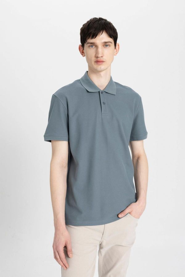 DEFACTO DEFACTO New Regular Fit Short Sleeve Polo Basic T-Shirt