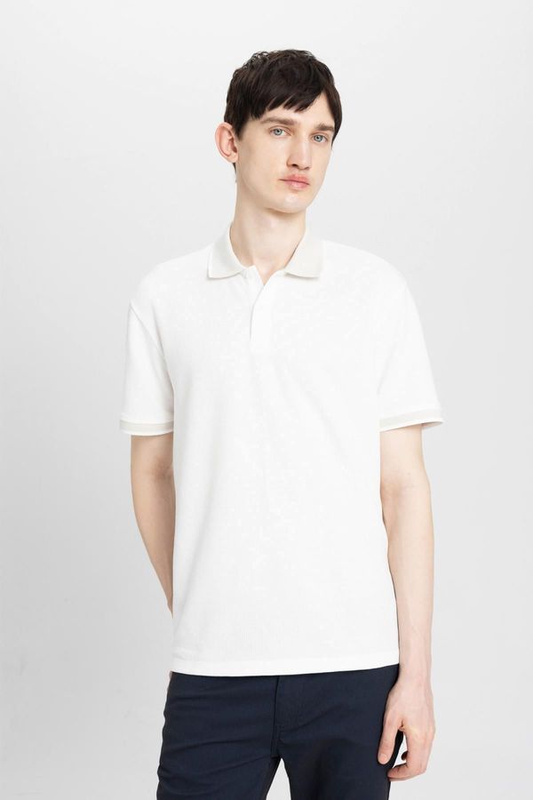 DEFACTO DEFACTO New Regular Fit Short Sleeve Polo Basic T-Shirt