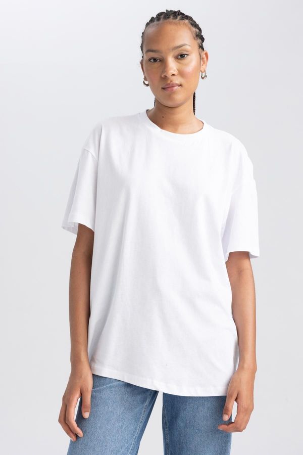 DEFACTO DEFACTO Oversize Fit Crew Neck Short Sleeve T-Shirt