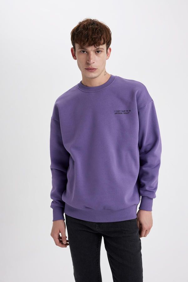 DEFACTO DEFACTO Oversize Fit Crew Neck Sweatshirt