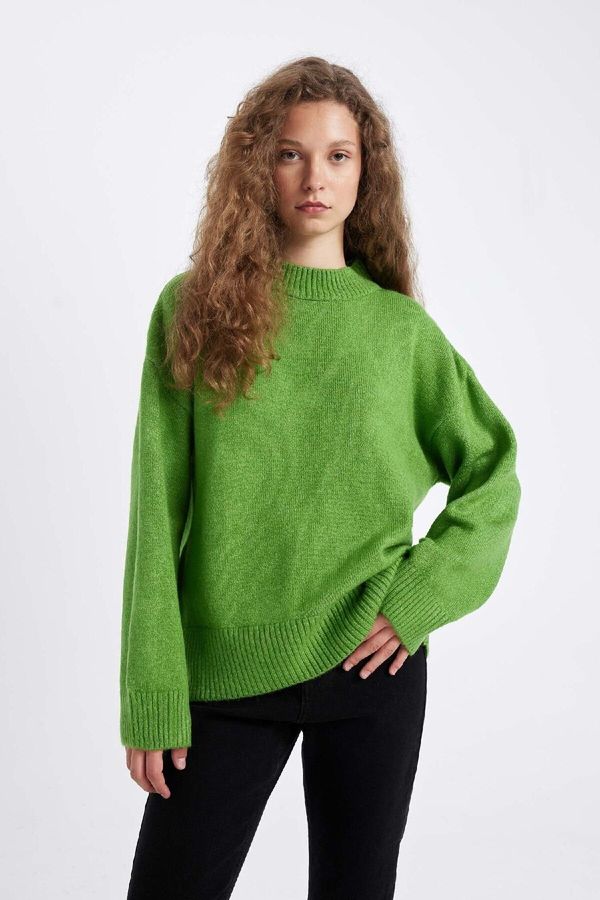 DEFACTO DEFACTO Oversize Fit Half Turtleneck Knitwear Sweater