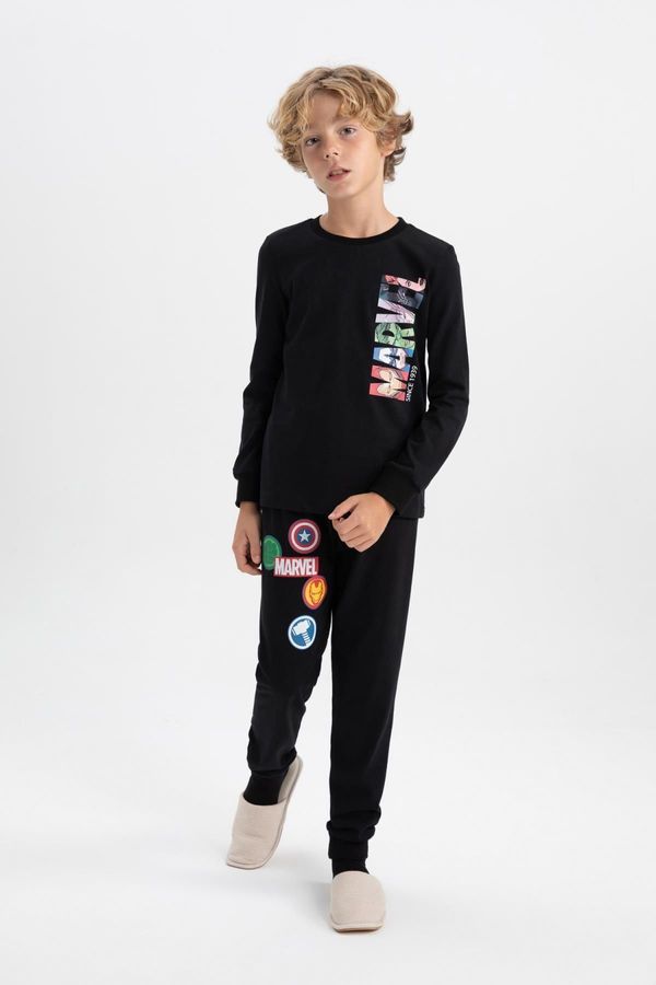 DEFACTO DEFACTO Oversized Marvel Long Sleeve Cotton Pajama Set