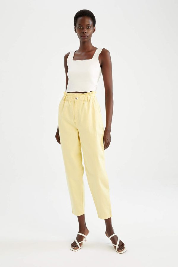 DEFACTO DEFACTO Paperbag High Waist Woven Trousers