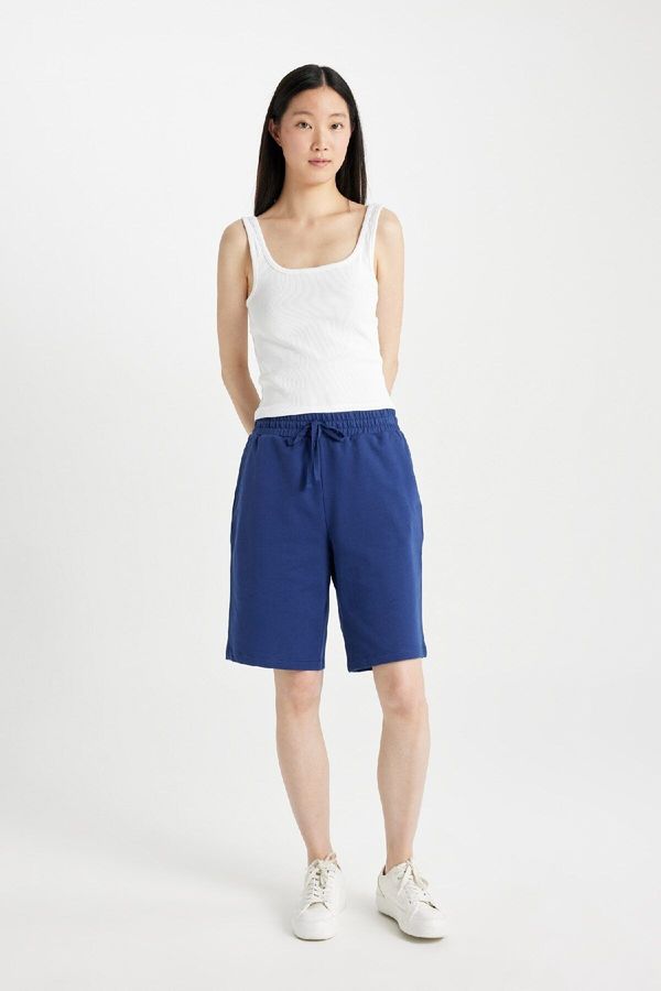 DEFACTO DEFACTO Regular Fit Basic Bermuda Shorts