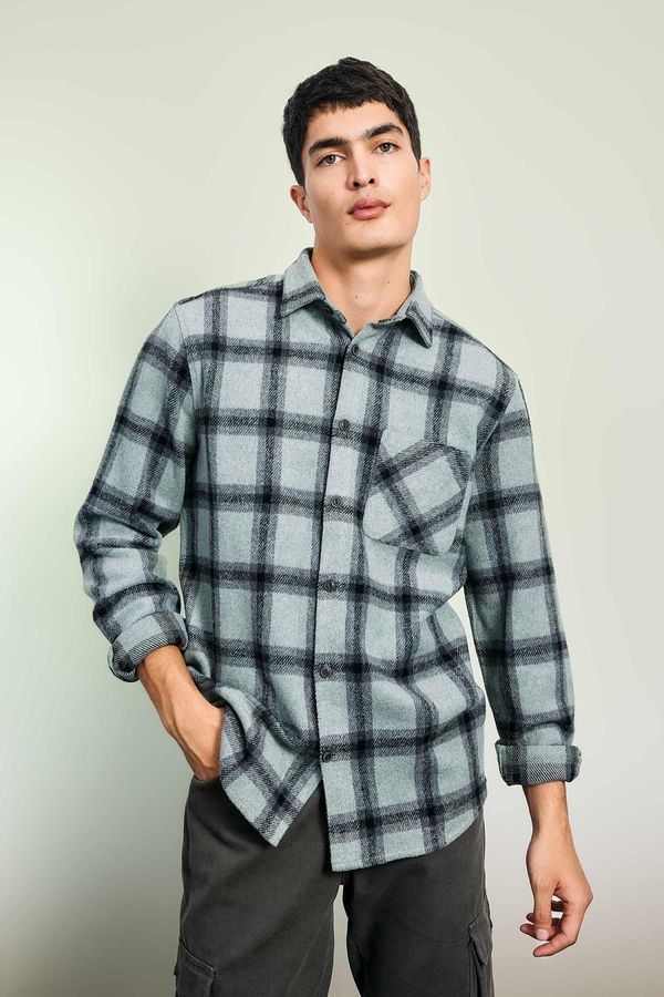 DEFACTO DEFACTO Regular Fit Checkered Lumberjack Long Sleeve Shirt