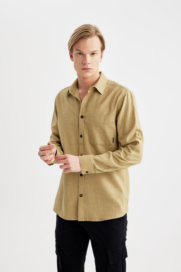 DEFACTO DEFACTO Regular Fit Cotton Long Sleeve Shirt