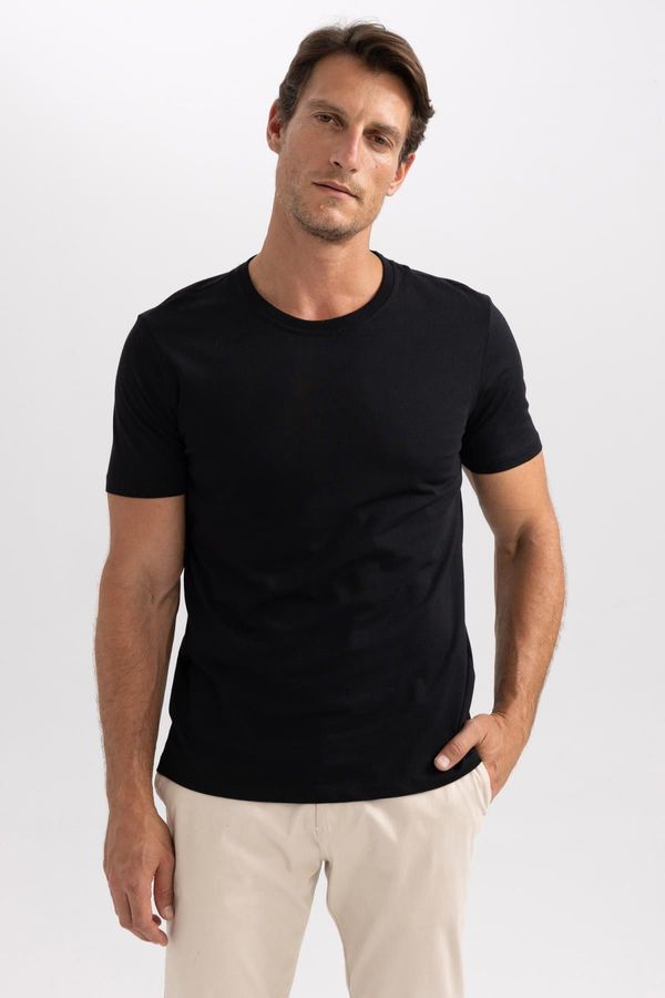 DEFACTO DEFACTO Regular Fit Crew Neck Basic Short Sleeve T-Shirt