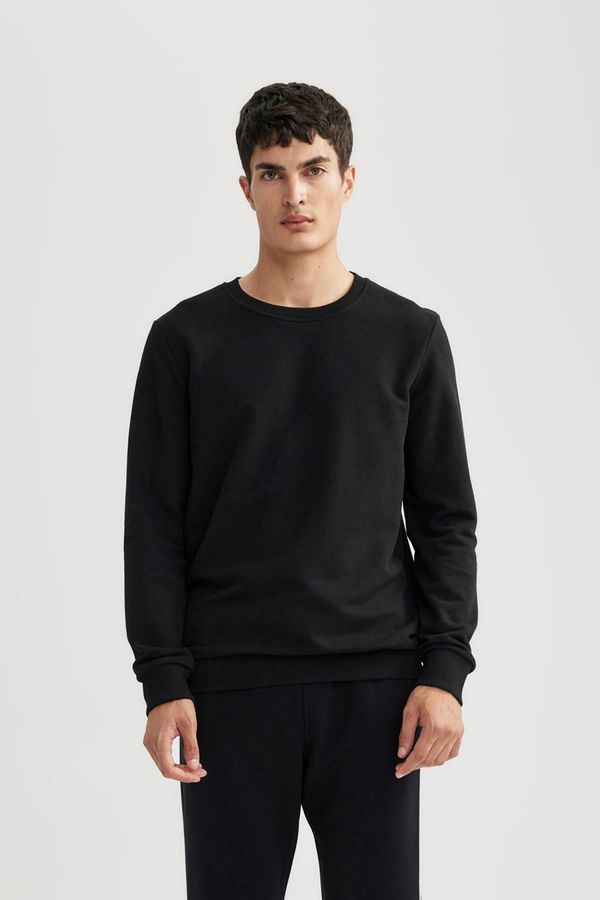 DEFACTO DEFACTO Regular Fit Crew Neck Basic Sweatshirt