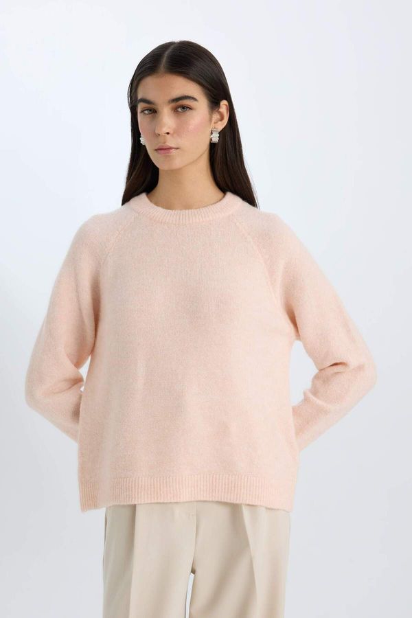 DEFACTO DEFACTO Regular Fit Crew Neck Knitwear Sweater