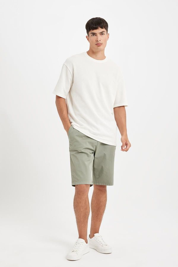 DEFACTO DEFACTO Regular Fit Gabardine Bermuda Shorts