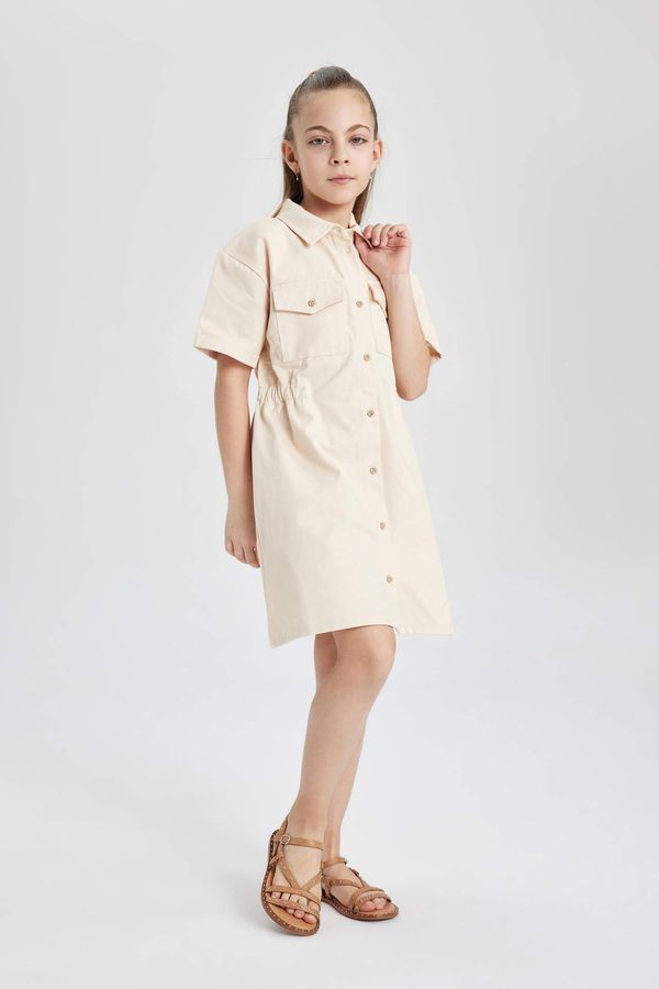 DEFACTO DEFACTO Regular Fit Gabardine Woven Dress