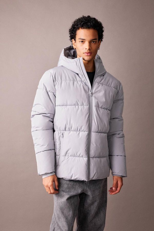 DEFACTO DEFACTO Regular Fit Hooded Puffer Jacket